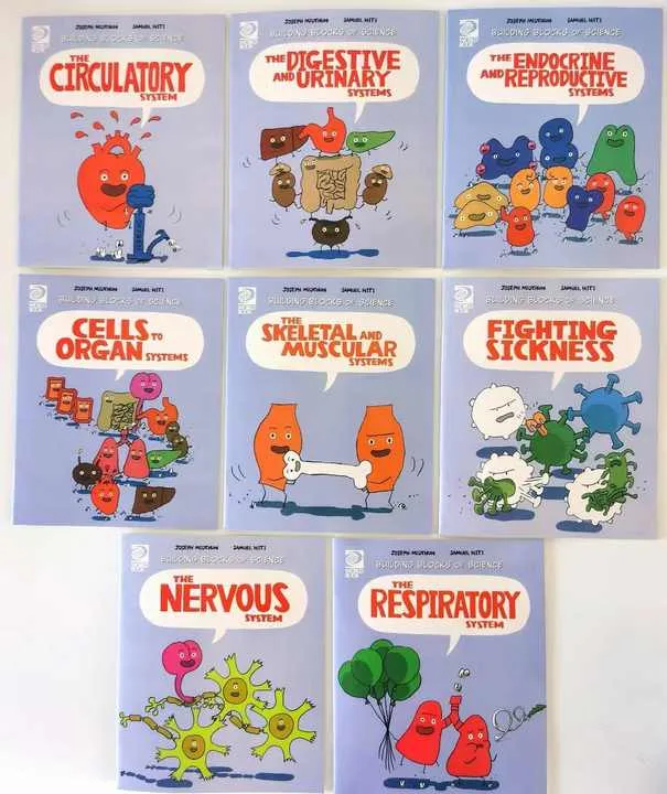 كتب الأطفال المصورة الإنجليزية عبارة عن كتل بناء . English children's picture books are building blocks of