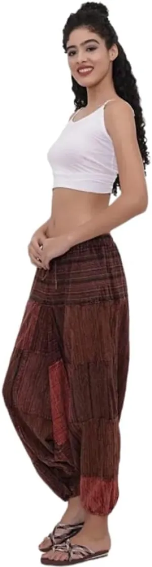 100% Cotton Harem Pants Colorful Summer Hippie Yoga Boho Casual Fashion Women