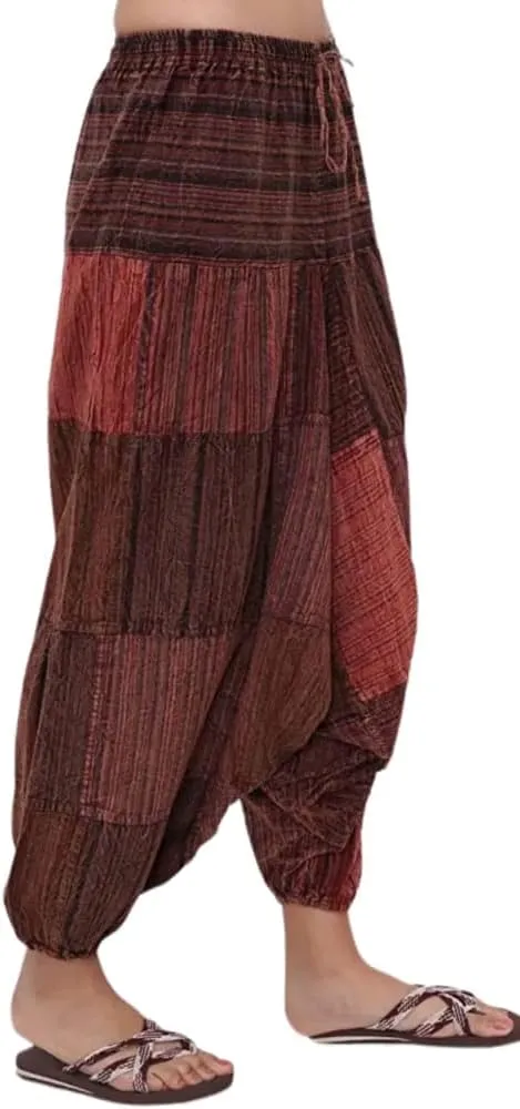 100% Cotton Harem Pants Colorful Summer Hippie Yoga Boho Casual Fashion Women