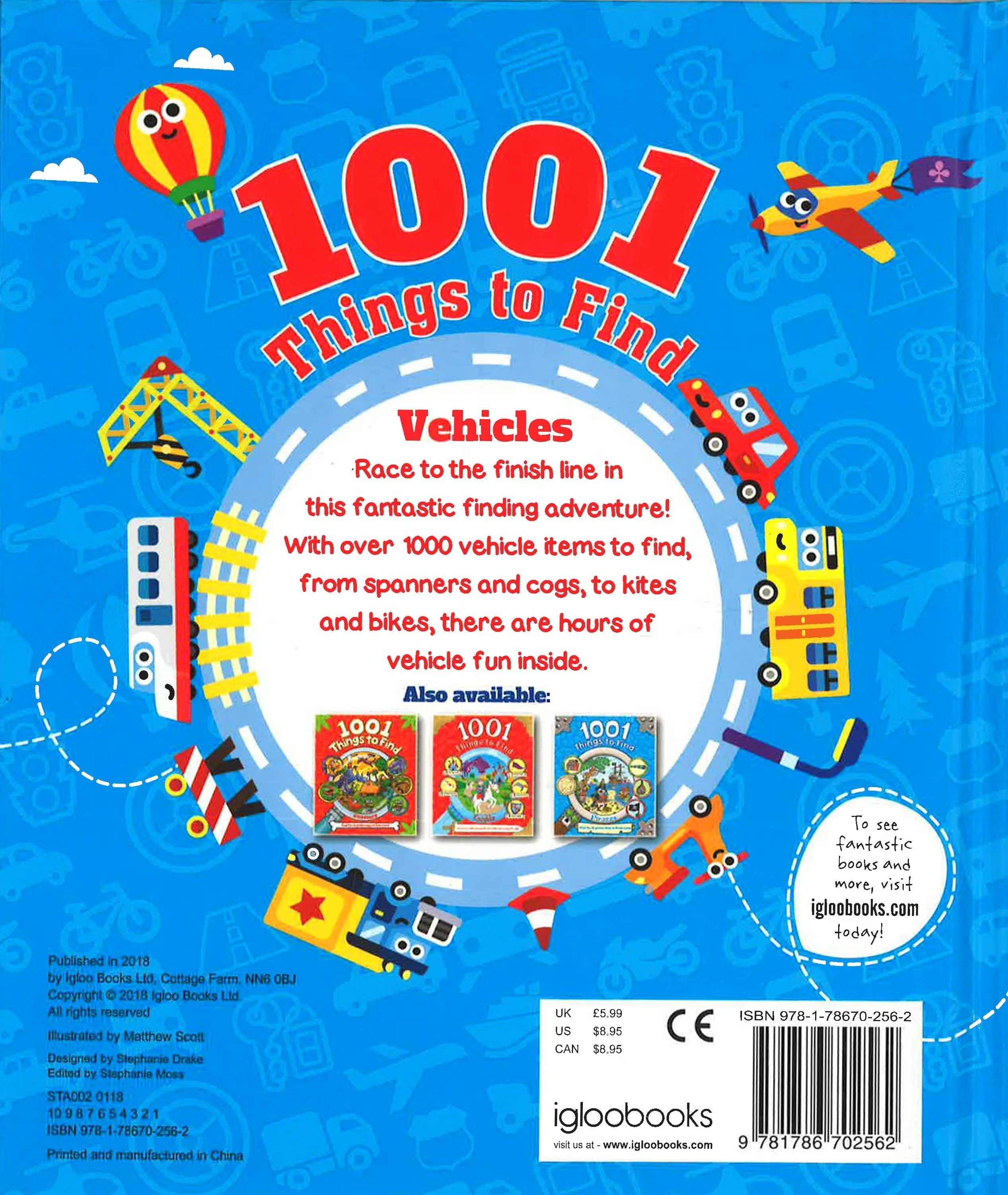 1001 Things To Find: Vehicles