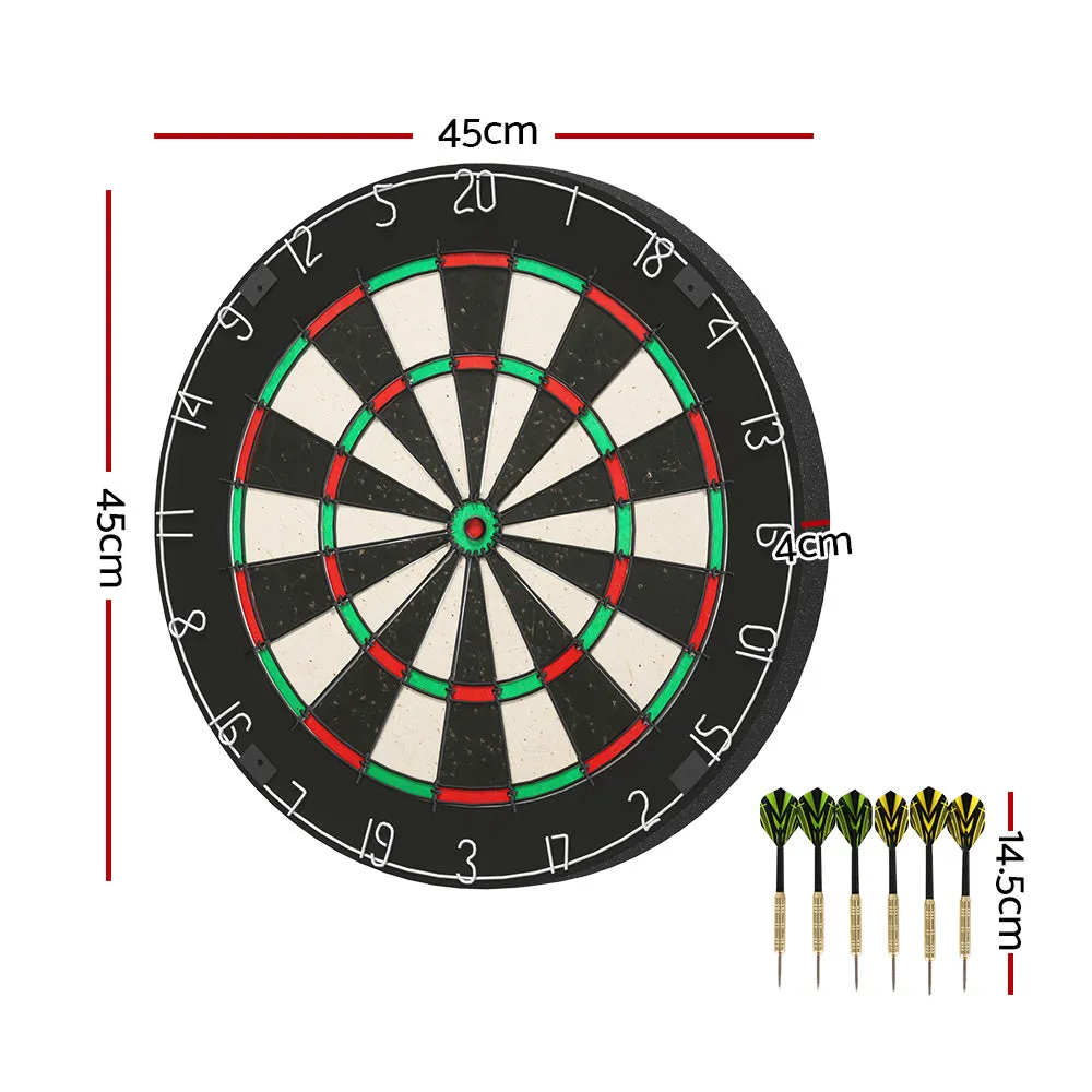 18" Dartboard | Dart Board | With Steel Darts | Competition Party Game