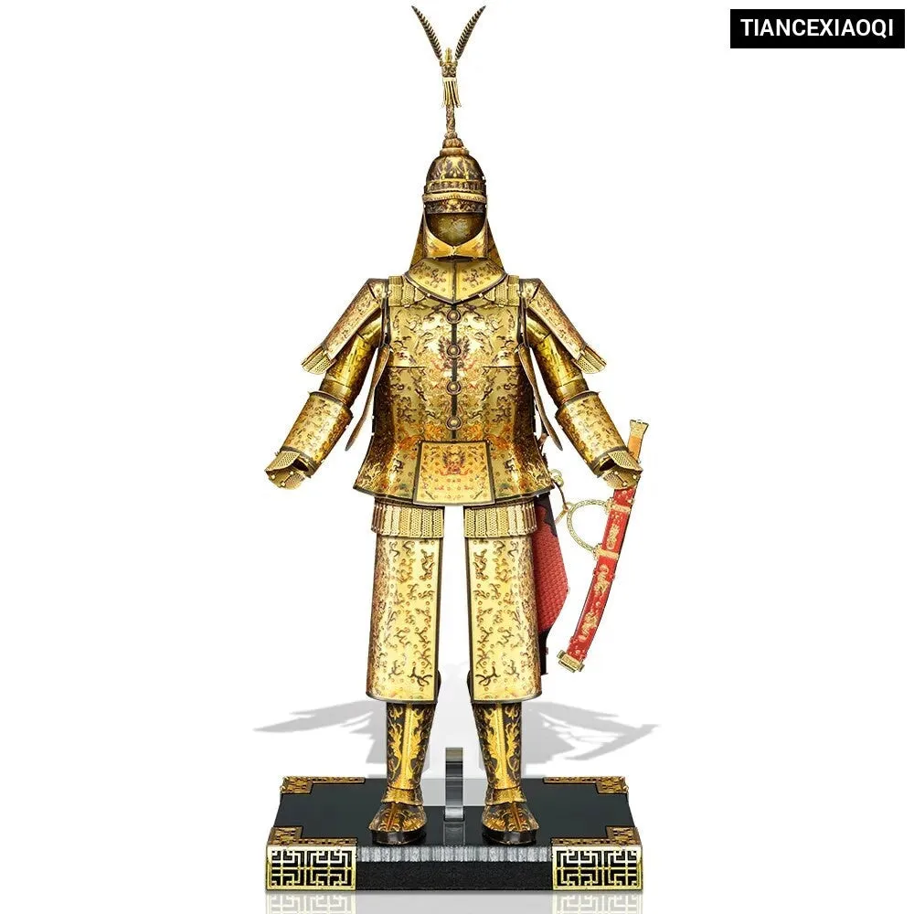 3d Puzzles Helmet and Armour Set Diy Toys for Adults Jigsaw Metal Models Kit