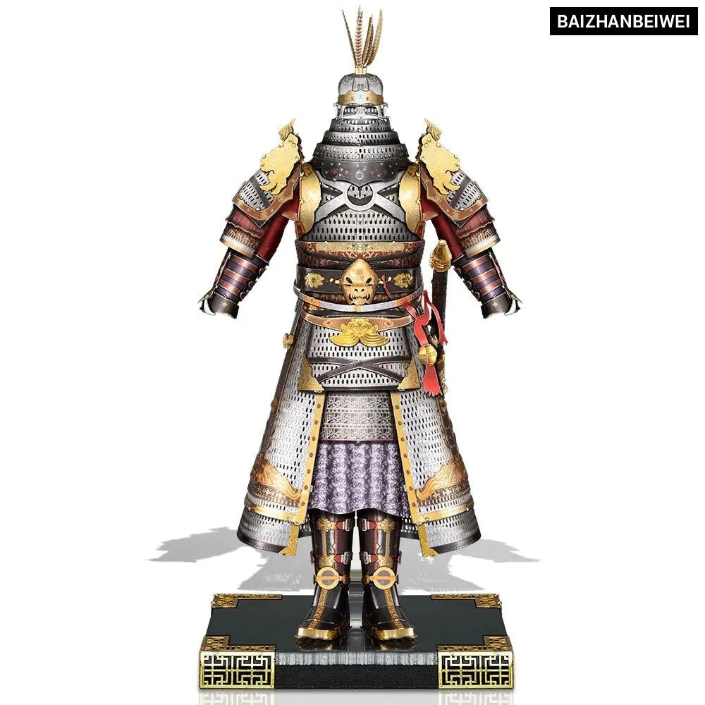 3d Puzzles Helmet and Armour Set Diy Toys for Adults Jigsaw Metal Models Kit