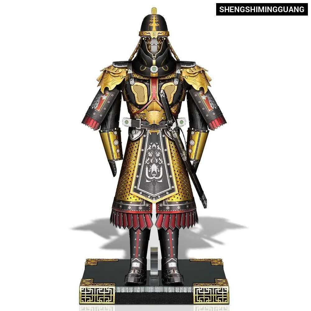 3d Puzzles Helmet and Armour Set Diy Toys for Adults Jigsaw Metal Models Kit
