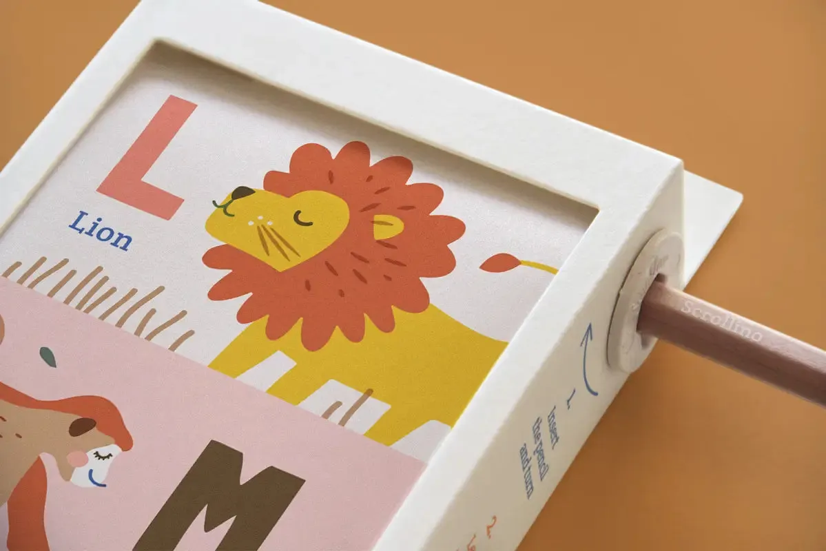 ABC's Learning Book with Animals - Scrollino ABC ZOO