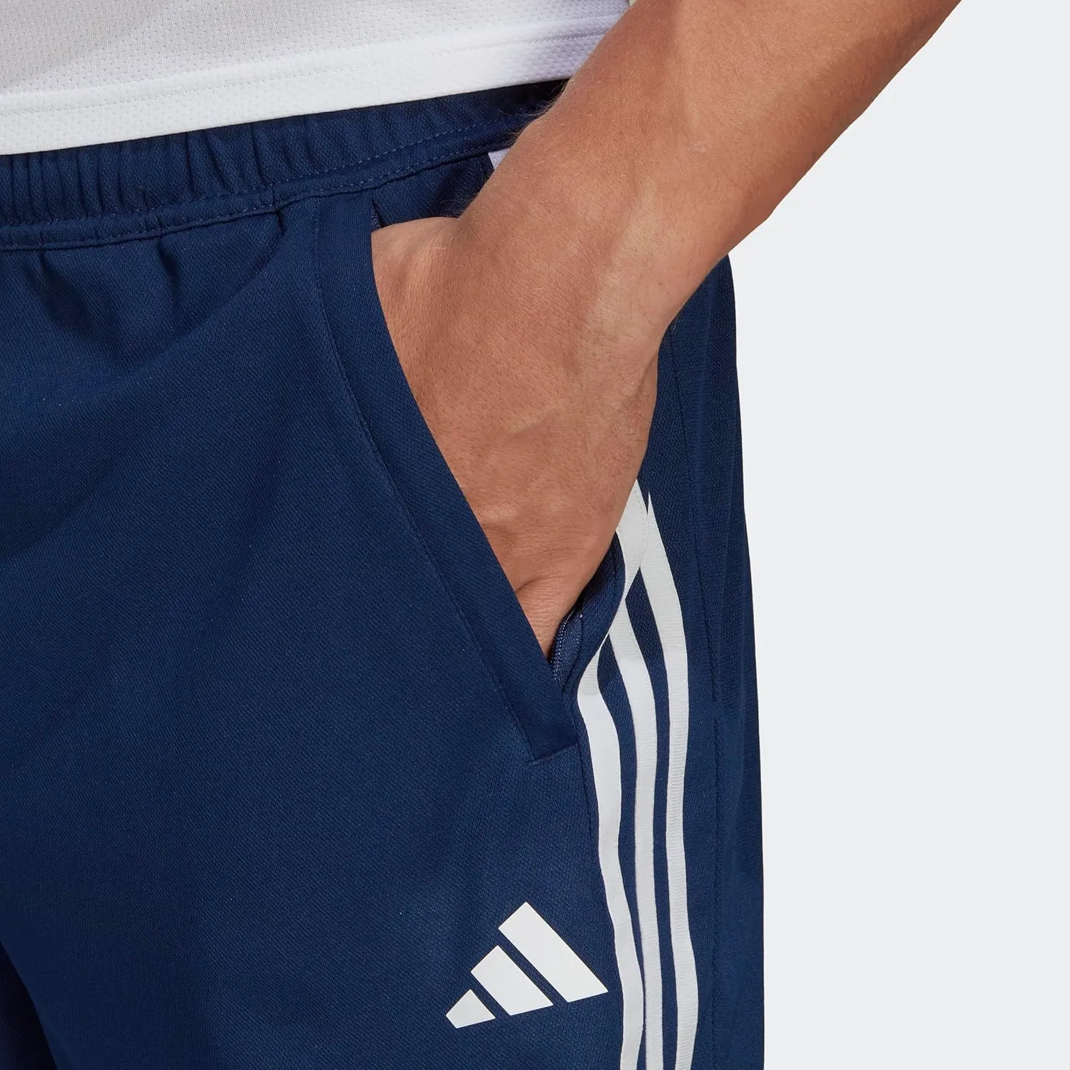 adidas Men's Train Essentials Piqu 3-Stripes Shorts