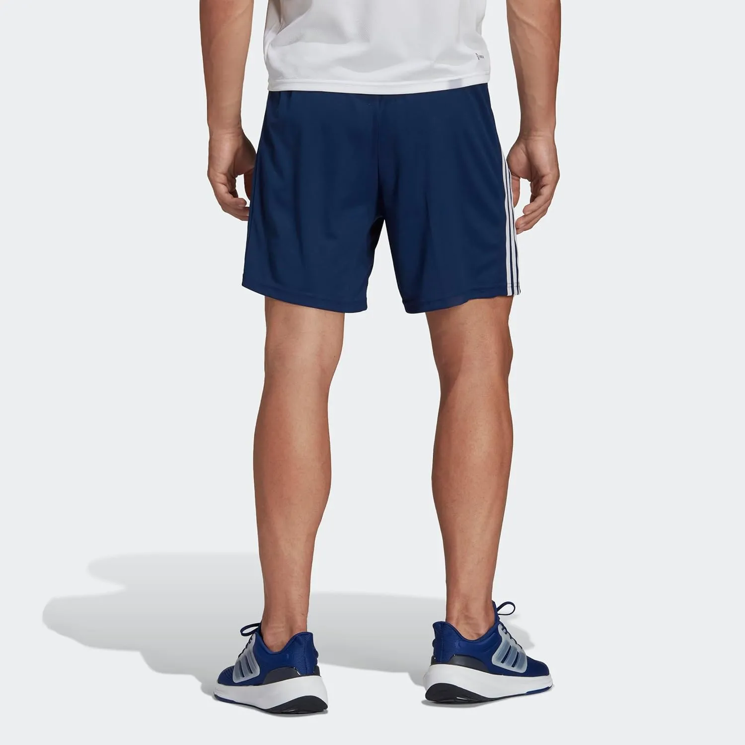 adidas Men's Train Essentials Piqu 3-Stripes Shorts