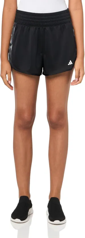 adidas Women's Pacer Train Essentials Flower Tie-dye Knit Shorts