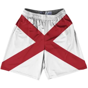 Alabama State Flag 9" Inseam Lacrosse Shorts