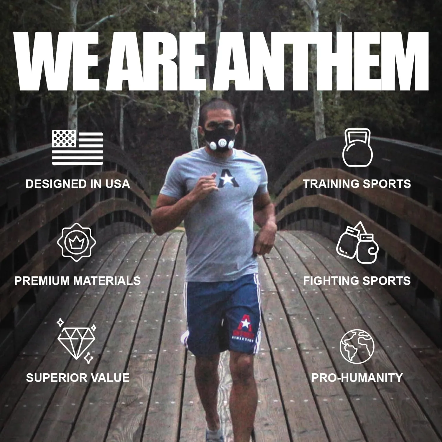 Anthem Athletics Evolflex Workout Shorts for Men 5" 7" 9" Inch Inseam Options Men's Athletic Gym Fitness & Running Short