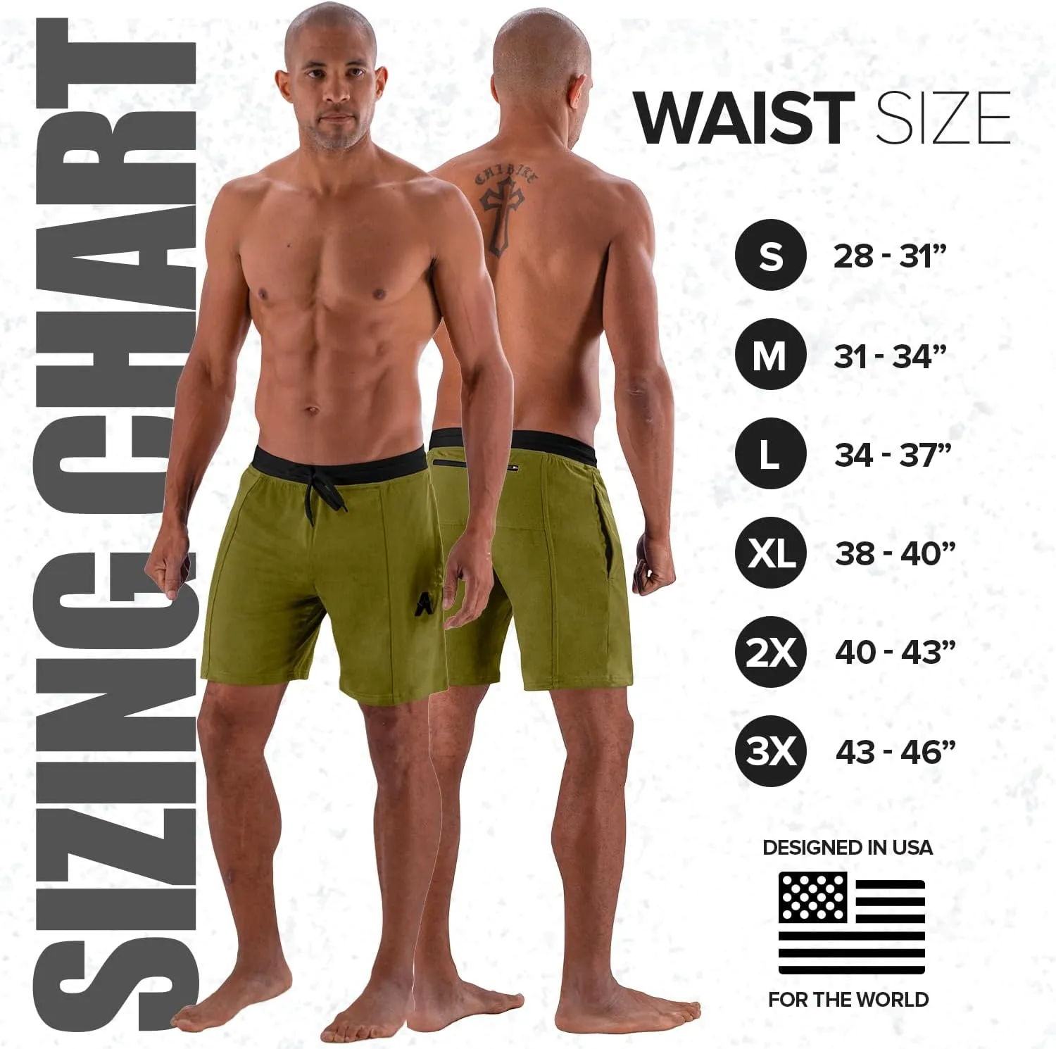 Anthem Athletics Evolflex Workout Shorts for Men 5" 7" 9" Inch Inseam Options Men's Athletic Gym Fitness & Running Short