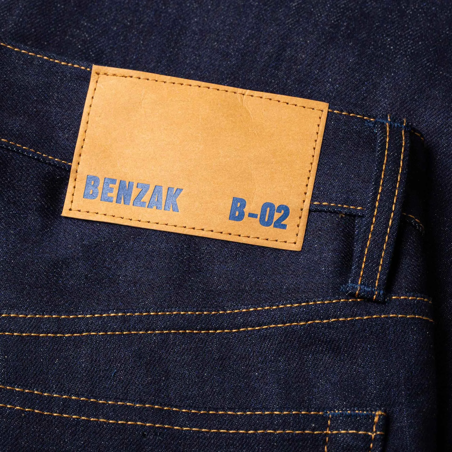 B-02 REGULAR STRAIGHT 14 oz. easy fade hemp selvedge