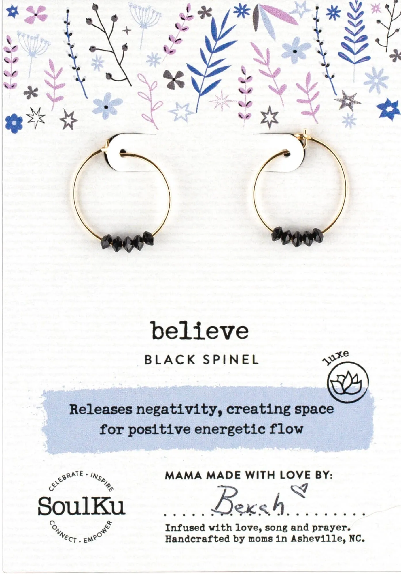 Believe Hoop Earrings