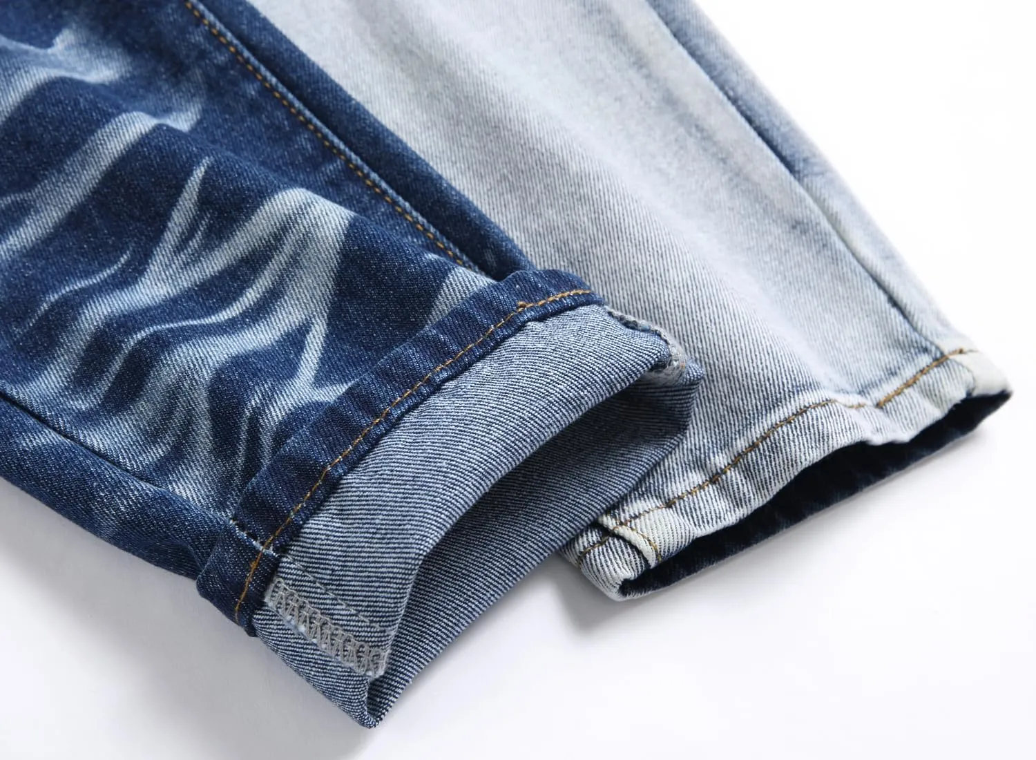 Boy's Skinny Fit Ripped Distressed Destroyed Fashion Washed Denim Jeans Pants
