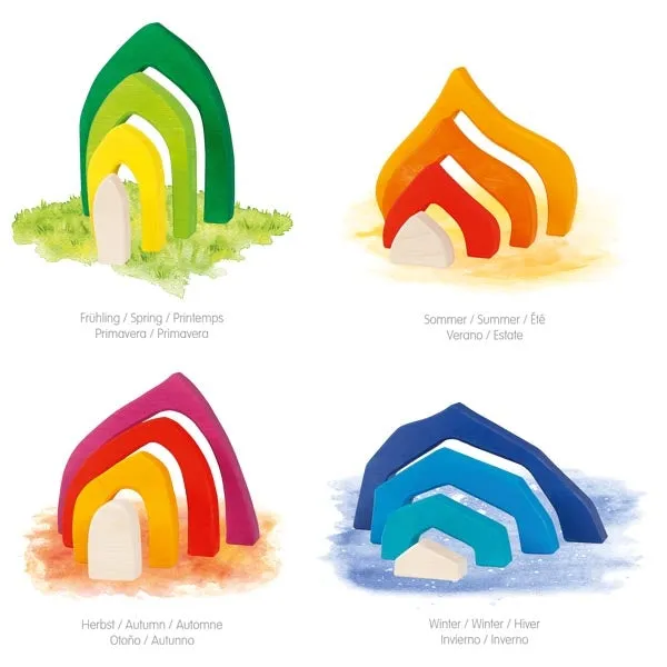 Building bricks - Four seasons