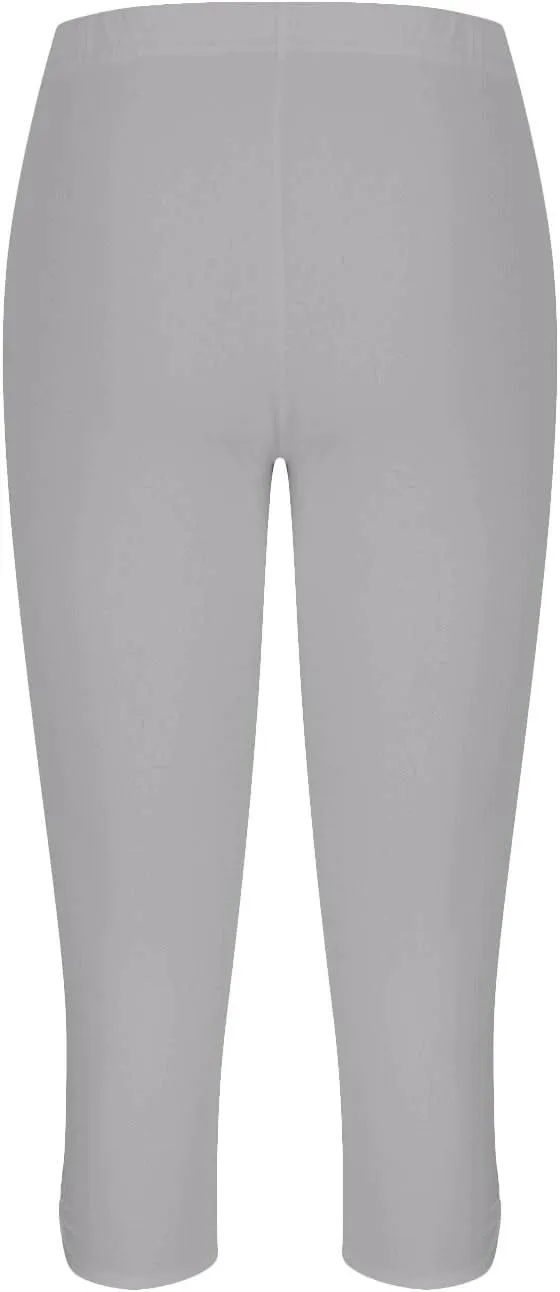 Capri Leggings for Women Tummy Control High Waisted Yoga Pants Comfy Stretchy Leggings Summer Plus Size Workout Pants