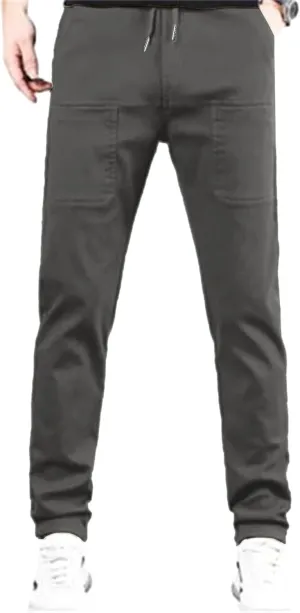 Cargo Pants for Men Hiking Casual Slim Fit Stretch Slacks Big Tall Flat Front Flex Golf Straight Pants