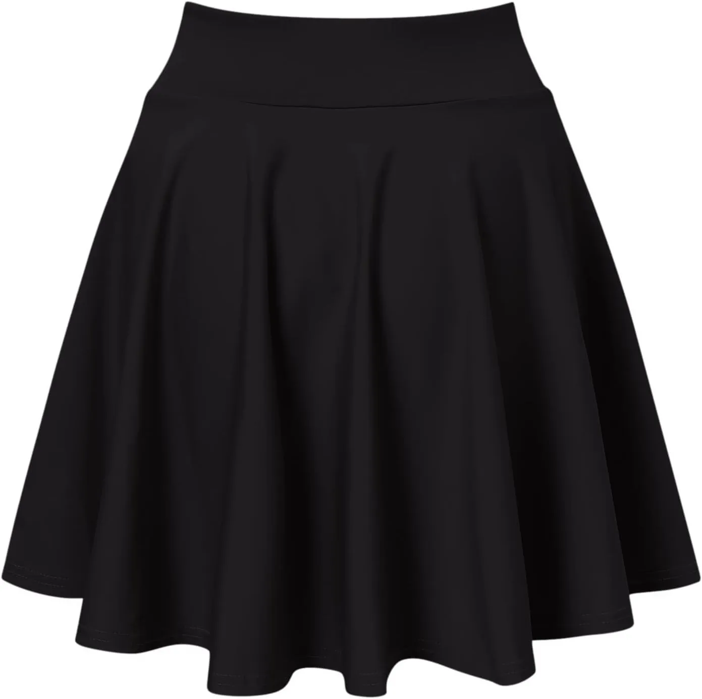 Casual Mini Skirts for Women High Waisted Pleated Side Pockets Anti-Slip Lining Elastic Waist Summer Outfits