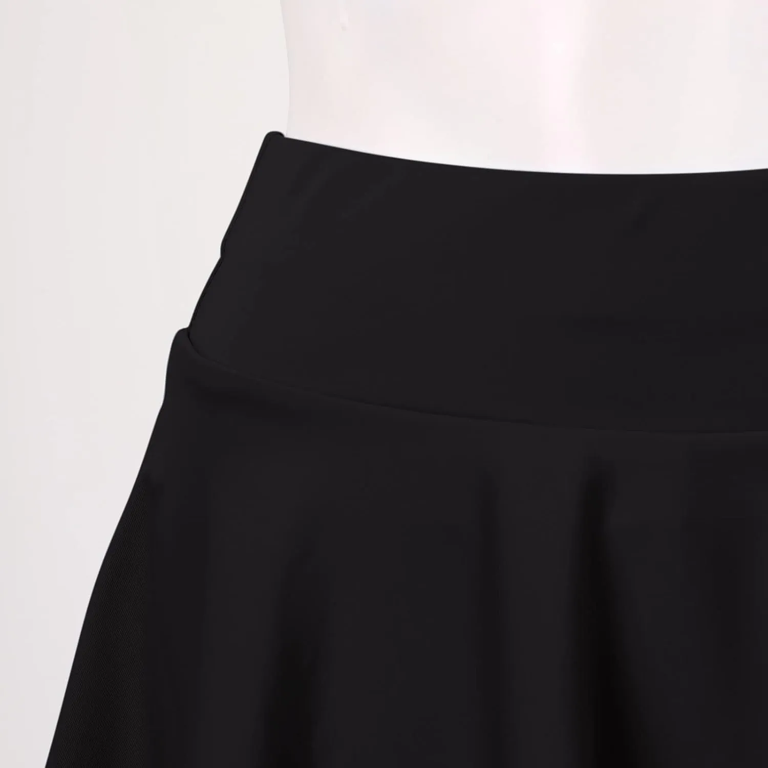 Casual Mini Skirts for Women High Waisted Pleated Side Pockets Anti-Slip Lining Elastic Waist Summer Outfits