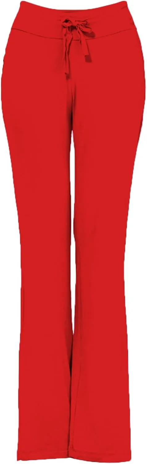 Crossover Flare Leggings for Women High Waist V Cross Bootcut Bell Bottoms Workout Flared Yoga Pants with Pocket