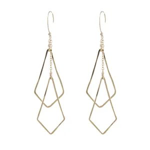 Diamond Shape Chime Earrings
