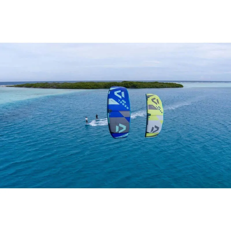 Duotone Kite Rebel SLS 2024 - lime/dark grey