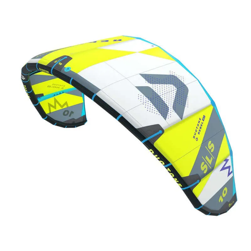 Duotone Kite Rebel SLS 2024 - lime/dark grey