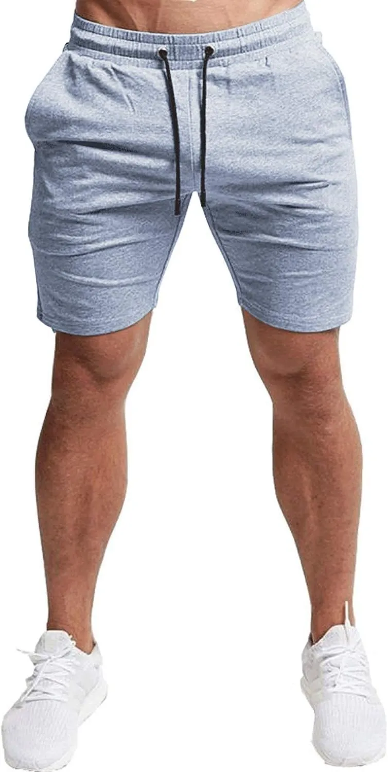 EVERWORTH Men's Casual Training Shorts Gym Workout Fitness Short Bodybuilding Running Jogging Short Pants