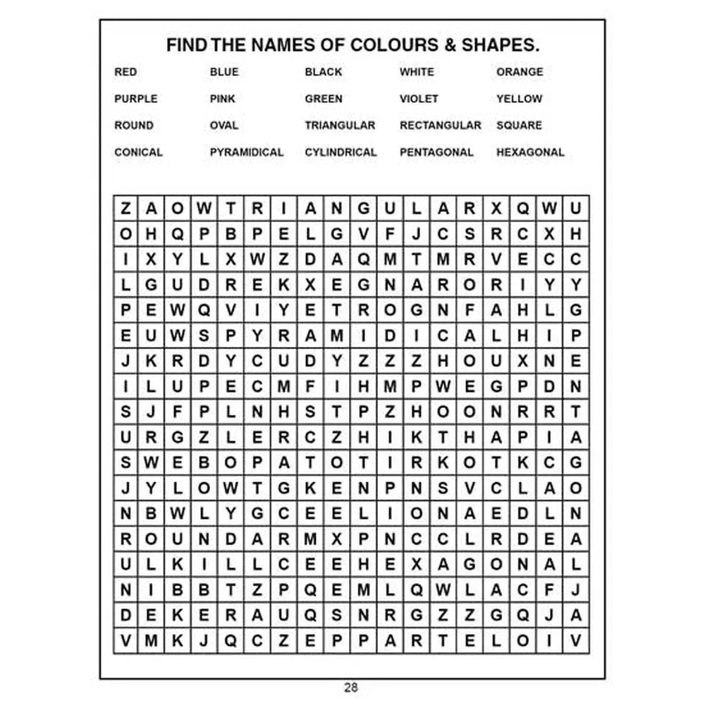 Find the Words Part - 1 Activity Book