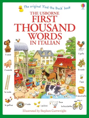 First Thousand Words in Italian | Usborne Kids Language Book