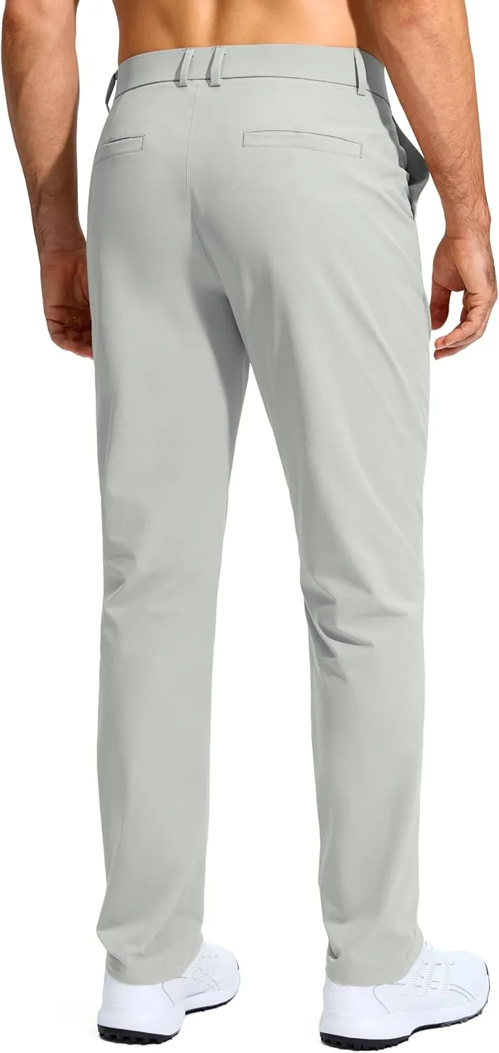 G Gradual Mens Golf Pants Stretch Dress Casual Pants 30"/32"/34" Lightweight Work Travel Slacks for Men with 4 Pockets