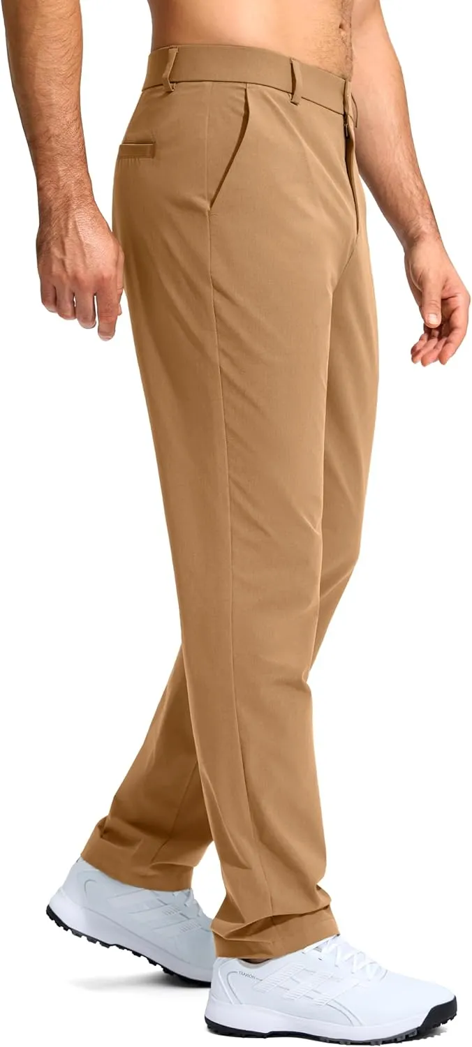 G Gradual Mens Golf Pants Stretch Dress Casual Pants 30"/32"/34" Lightweight Work Travel Slacks for Men with 4 Pockets