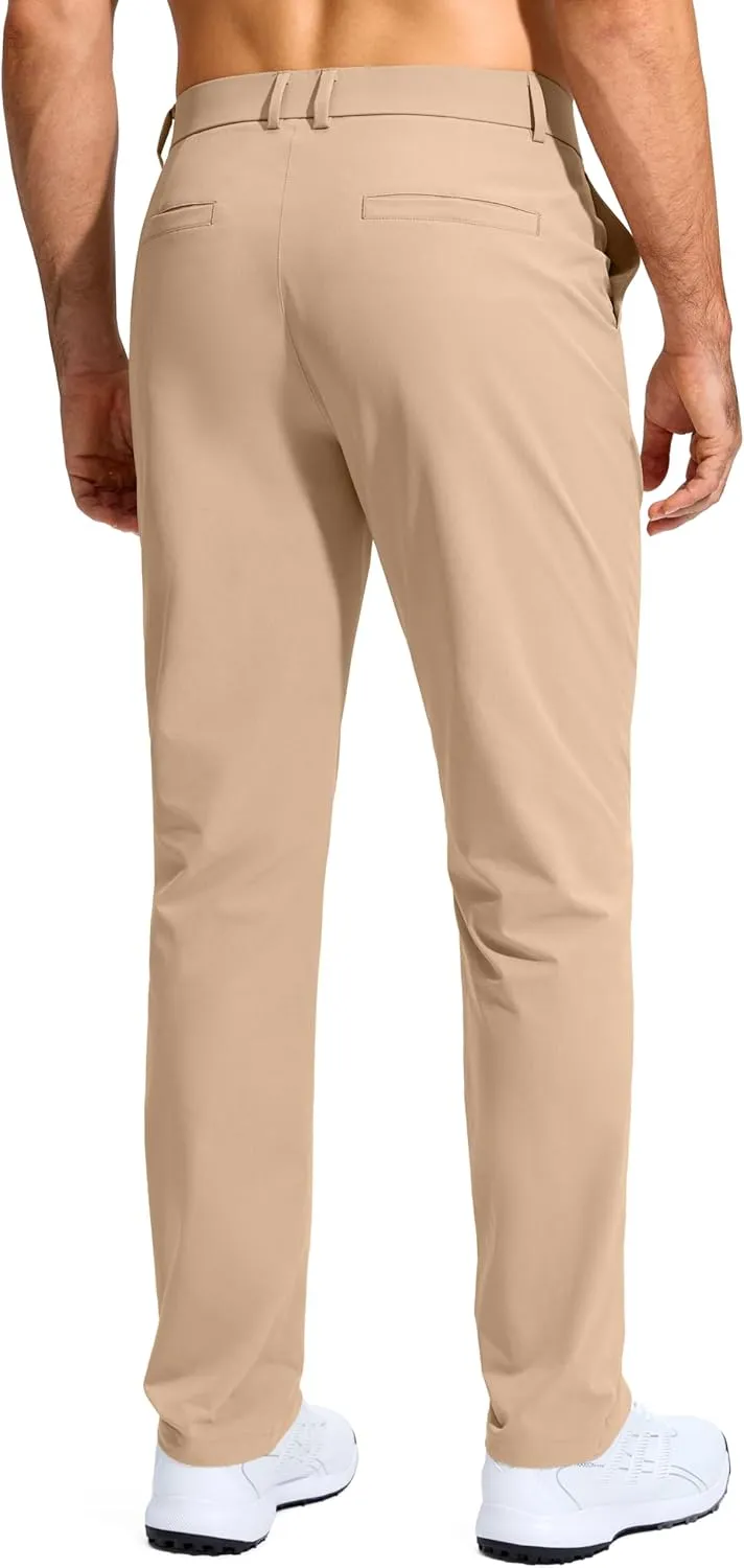 G Gradual Mens Golf Pants Stretch Dress Casual Pants 30"/32"/34" Lightweight Work Travel Slacks for Men with 4 Pockets