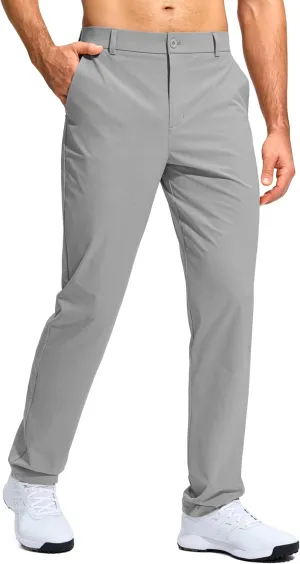 G Gradual Mens Golf Pants Stretch Dress Casual Pants 30"/32"/34" Lightweight Work Travel Slacks for Men with 4 Pockets