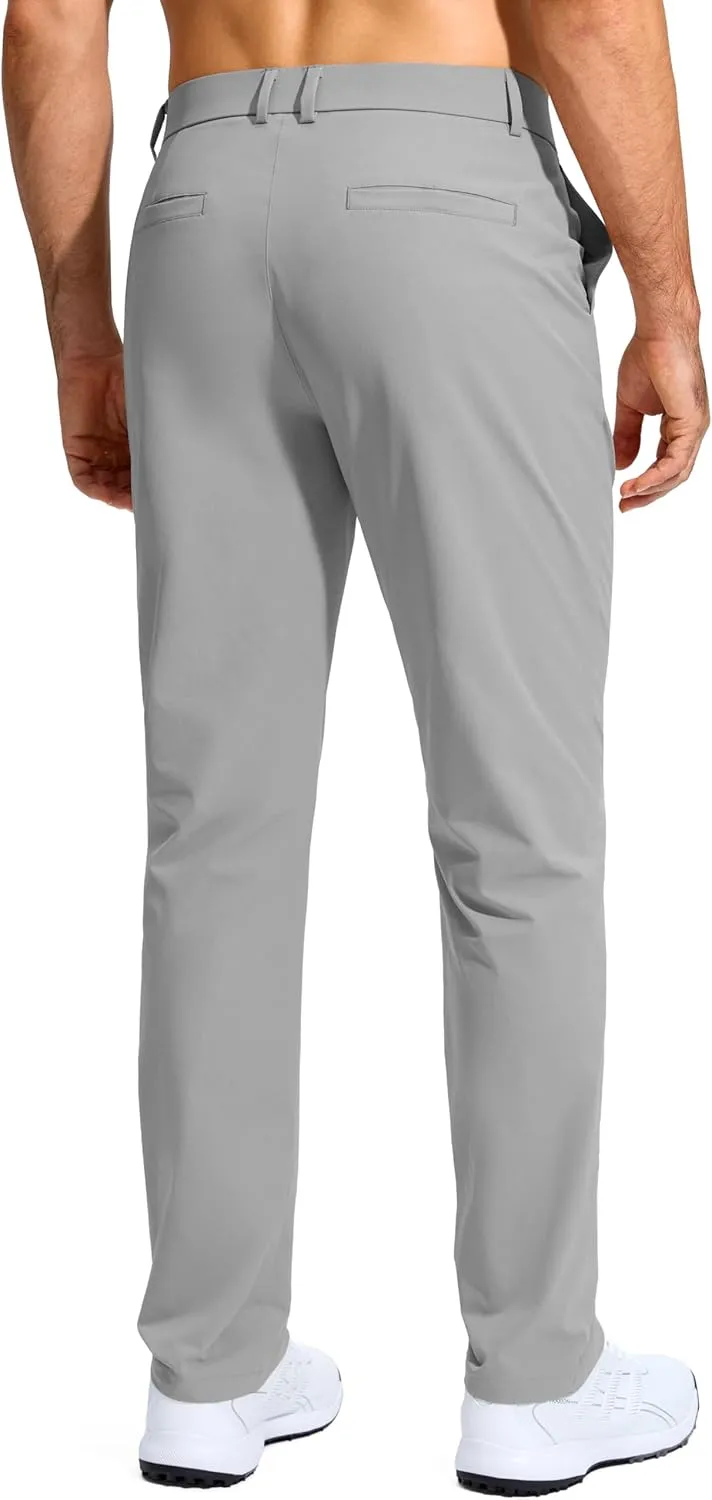 G Gradual Mens Golf Pants Stretch Dress Casual Pants 30"/32"/34" Lightweight Work Travel Slacks for Men with 4 Pockets