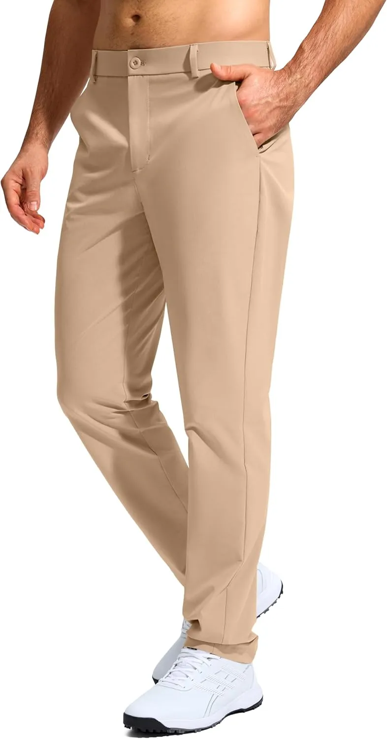 G Gradual Mens Golf Pants Stretch Dress Casual Pants 30"/32"/34" Lightweight Work Travel Slacks for Men with 4 Pockets