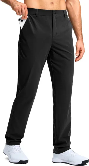 G Gradual Mens Golf Pants Stretch Dress Casual Pants 30"/32"/34" Lightweight Work Travel Slacks for Men with 4 Pockets