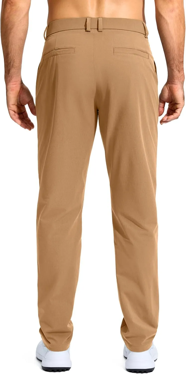 G Gradual Mens Golf Pants Stretch Dress Casual Pants 30"/32"/34" Lightweight Work Travel Slacks for Men with 4 Pockets