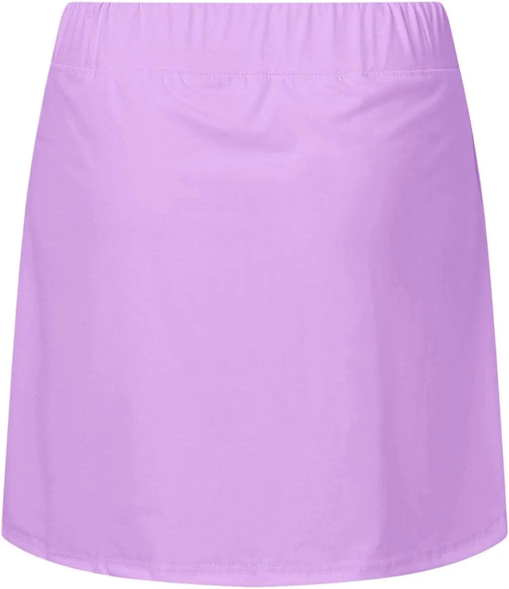 Girls Poodle Skirt Womens Casual Solid Tennis Skirt Yoga Sport Active Skirt Shorts Skirt Plaid Skirts Girls