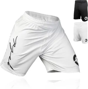 Gold BJJ Jiu Jitsu Shorts - IBJJF Approved No Gi Fight Short - for Grappling, MMA, Wrestling, Muay Thai & Boxing