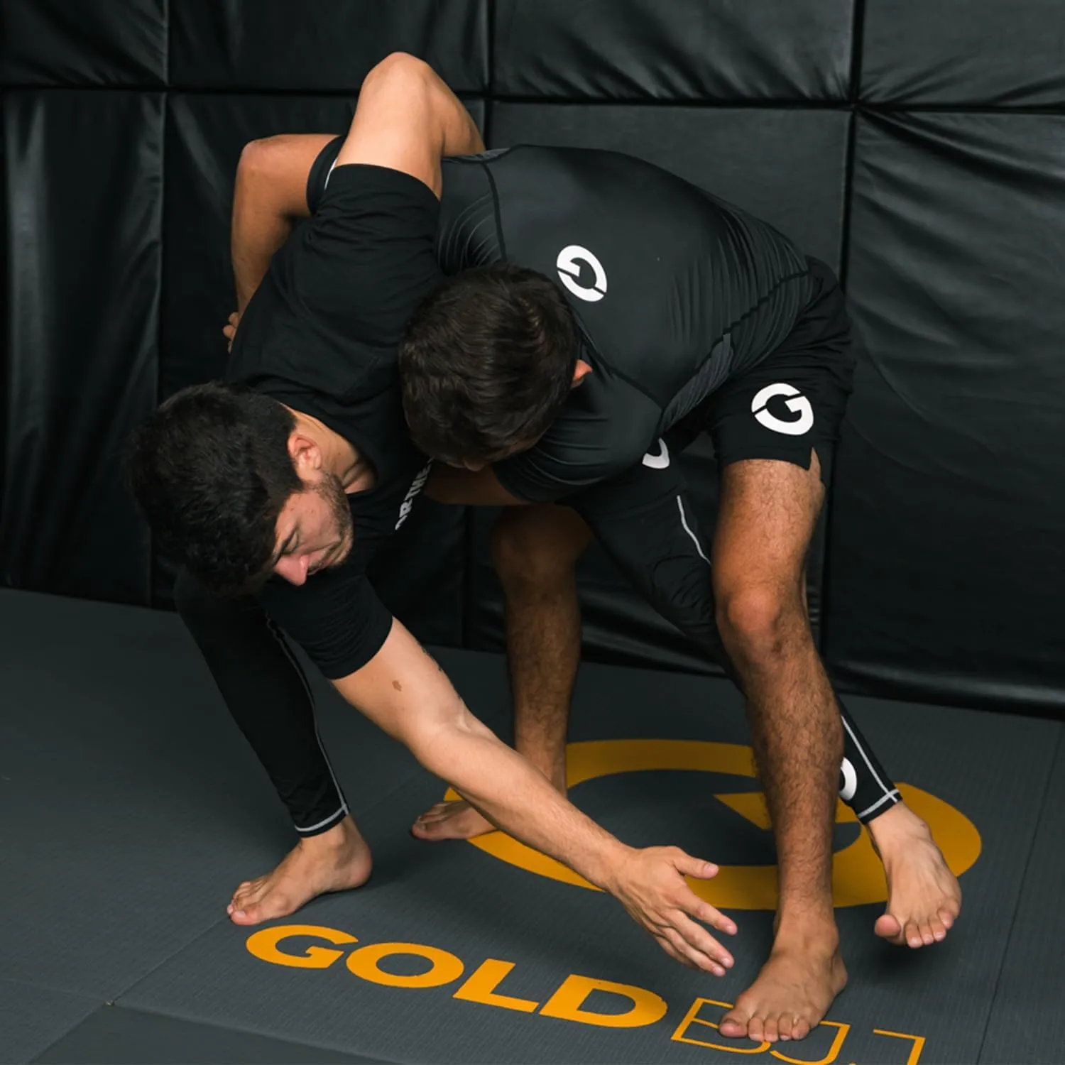 Gold BJJ Jiu Jitsu Shorts - IBJJF Approved No Gi Fight Short - for Grappling, MMA, Wrestling, Muay Thai & Boxing
