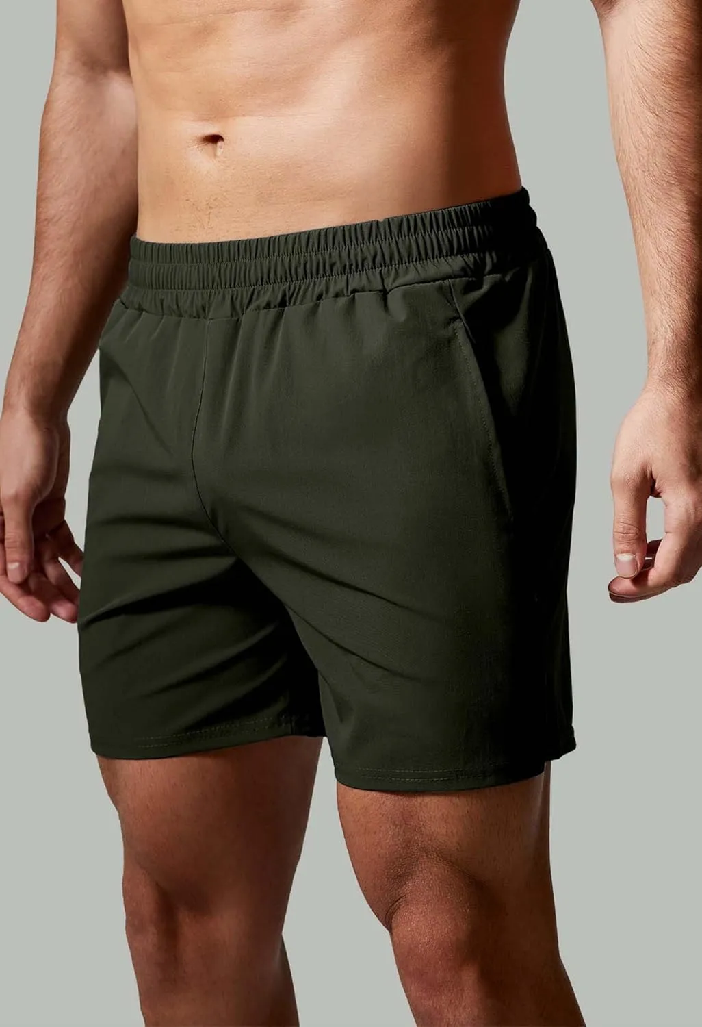 GYM REVOLUTION Men's Workout Running Gym Training Shorts
