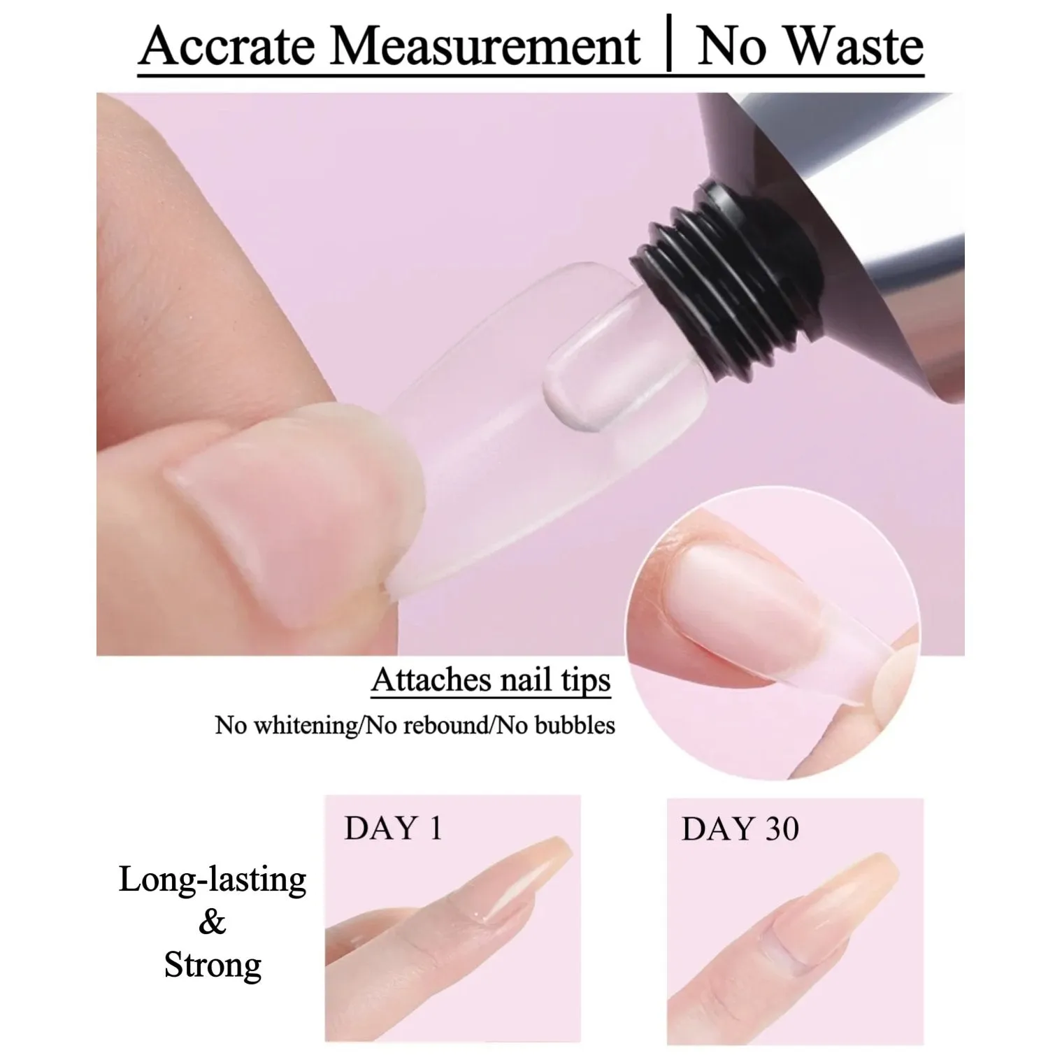 Hete verkoop-Magic Solid Nail Glue Kit 3-In-1 Nail Art Kits