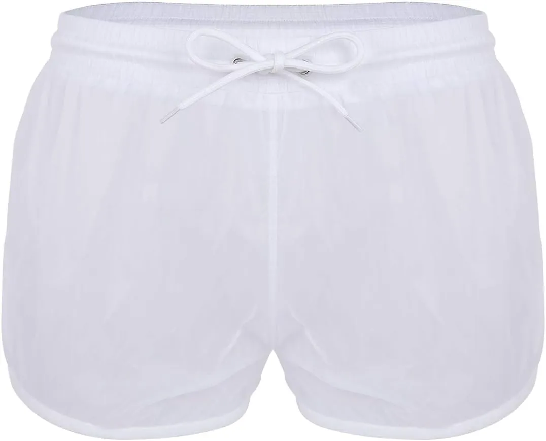 iEFiEL Men Lightweight Boxer Briefs Swim Trunks Beach Shorts Loungewear Sport Short Pants