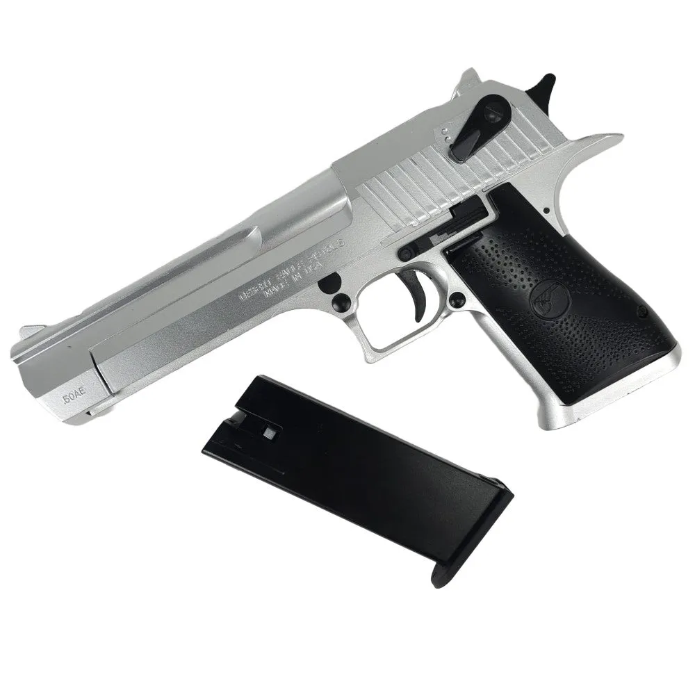 KELe Desert Eagle 50cal Manual Springer Gel Blaster – Silver