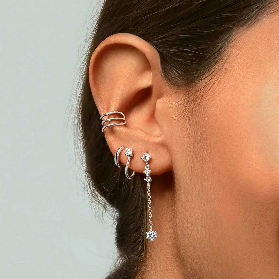 Kite Silver Earrings