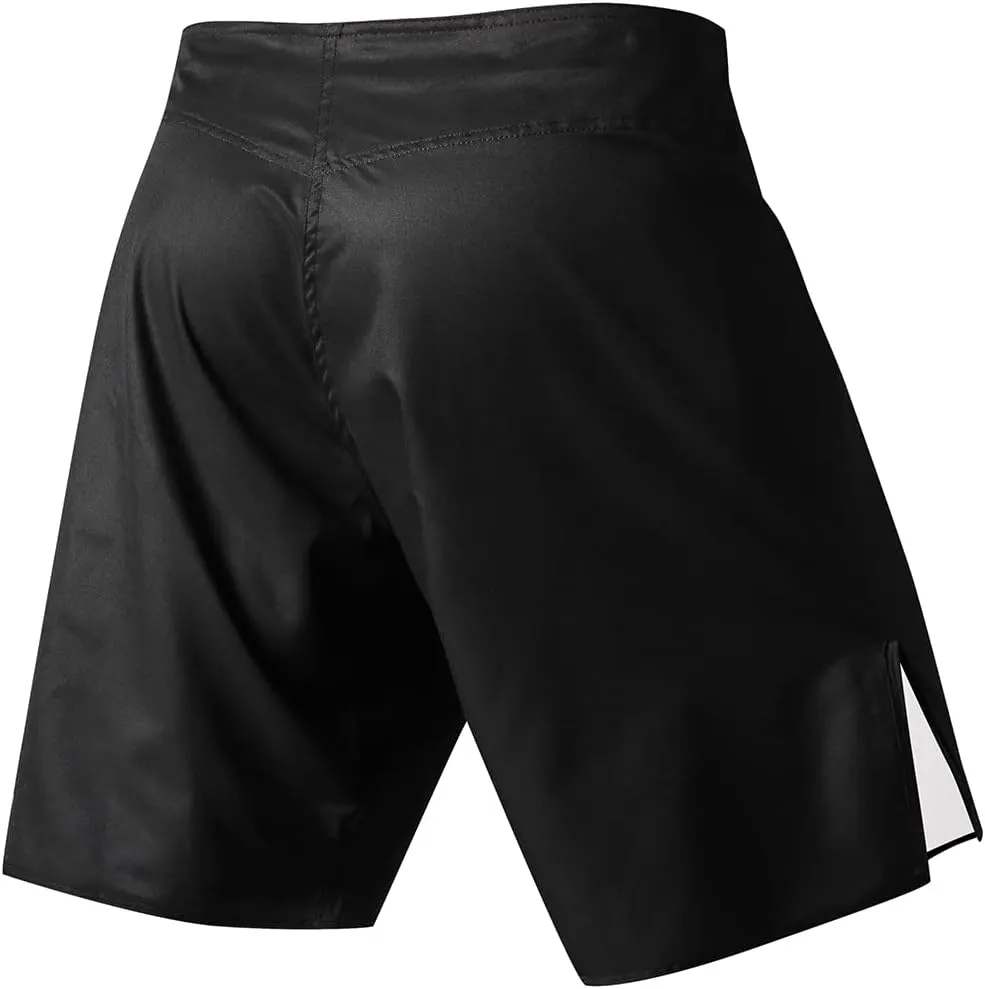 LAFROI Mens MMA Cross Training Boxing Shorts Trunks Fight Wear with Drawstring and Pocket-QJK01