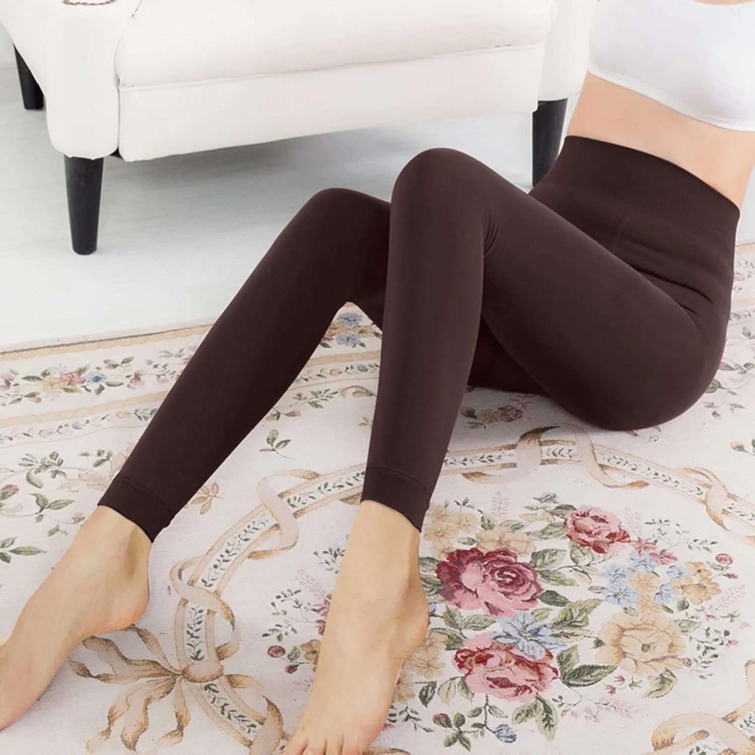 LCMTWX Butt Lifting Leggings for Women Denim Color Women Pocket Button High Pants Butt Lifting Leggings
