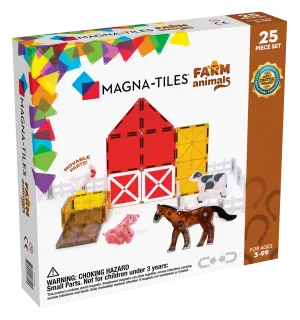 Magna-Tiles Farm Animals 25-Piece Set