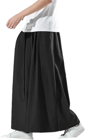 Men Harem Pants Vintage Harajuku Style Jogging Pants Men Casual Wide Leg Trousers